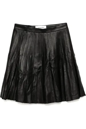 YVES SALOMON Pleated mini skirt