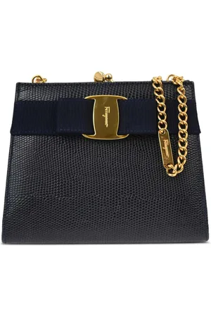 Salvatore Ferragamo 1990-2000s Vara Bow shoulder bag