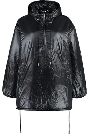 Saint Laurent Cassandre padded hooded jacket