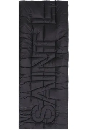 Saint Laurent Logo-embossed padded-design scarf