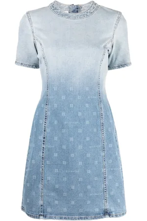 Givenchy Ombr??-effect denim minidress