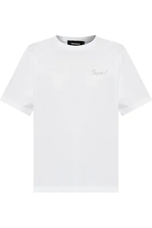 Dsquared2 Rhinestone-logo T-shirt