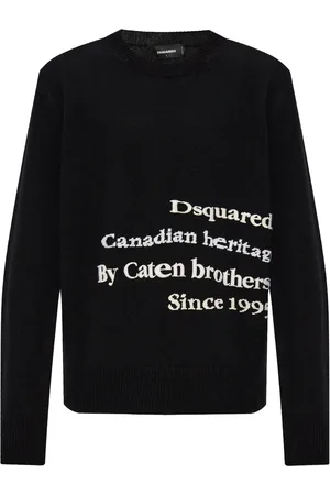 Dsquared2 Text-embroidered sweater