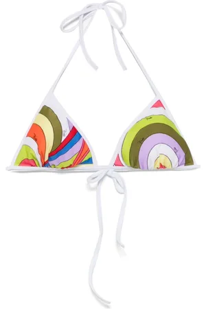 Puccini Iride-print bikini top