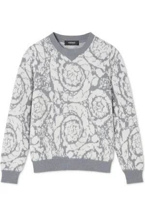VERSACE Barocco jacquard sweater