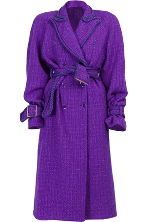Rowen Rose Raglan-sleeve trench coat