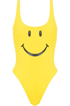 Moschino Smiley face-motif swimsuit