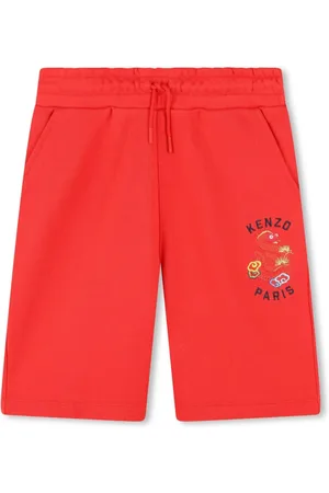 Kenzo Snake-embroidered track shorts