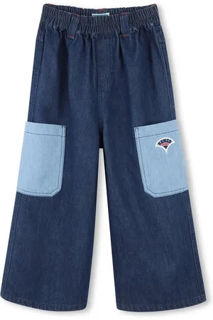 Kenzo Logo-embroidered jeans
