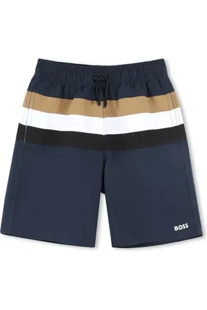 HUGO BOSS Striped swim shorts