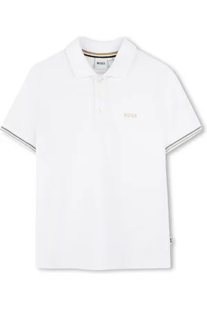 HUGO BOSS Logo-print short-sleeve polo shirt