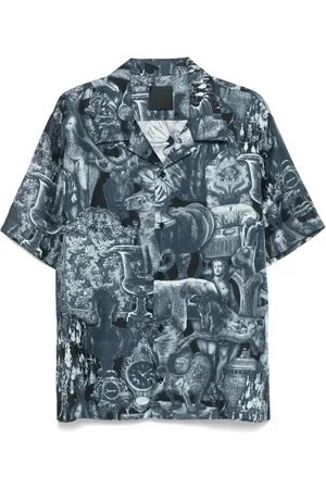 Givenchy Hubert objects-print silk shirt
