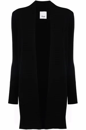 Allude Open-front longline cardigan
