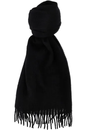 Saint Laurent Knitted fringed scarf