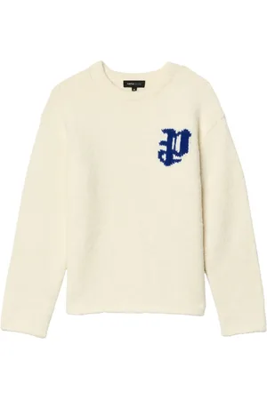 Purple Brand Intarsia-knit logo jumper