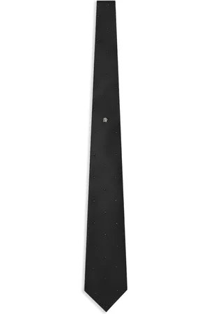 VERSACE Medusa crystal-embellished tie