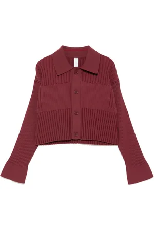 CFCL Flute-sleeves cropped cardigan