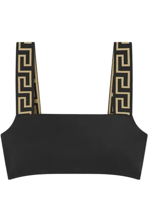 VERSACE Greca Border bikini top