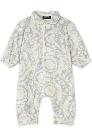 VERSACE Barocco-print sleepsuit