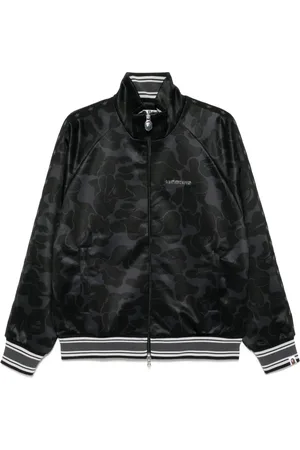 A Bathing Ape Tonal solid camo track jacket
