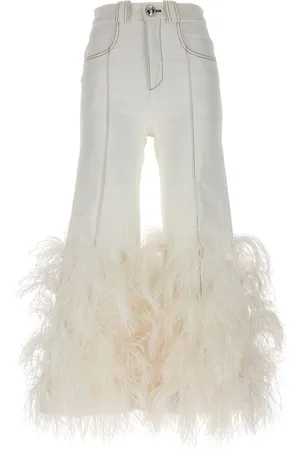 Giambattista Valli Feather jeans