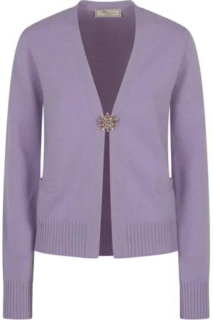 BLUMARINE Brooch cardigan
