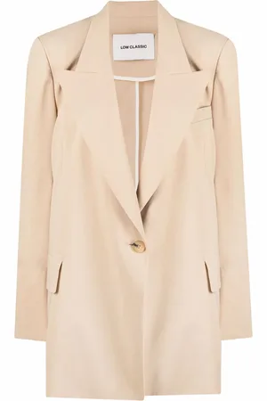 Low Classic Peak lapels single-breasted blazer