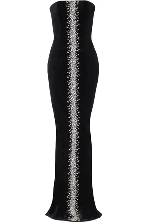 Balmain Rhinestone-embellished maxi dress