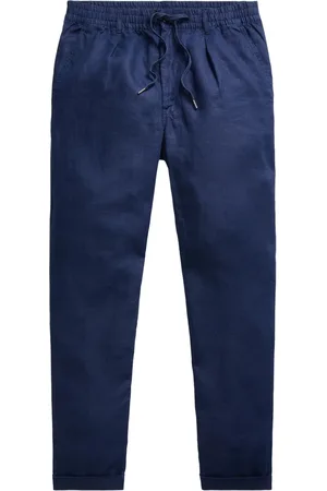 Ralph Lauren Drawstring-waist linen trousers