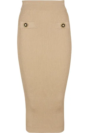 Balmain Ribbed skirt