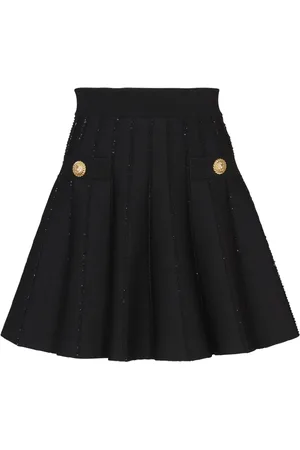 Balmain Sparkly stripes skirt