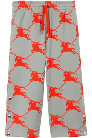 Burberry Graphic-print cotton track pants