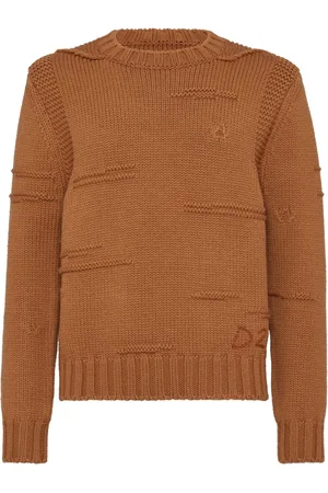 Dsquared2 Embroidered-logo cotton jumper