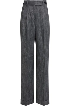 Alberta Ferretti Lurex trousers