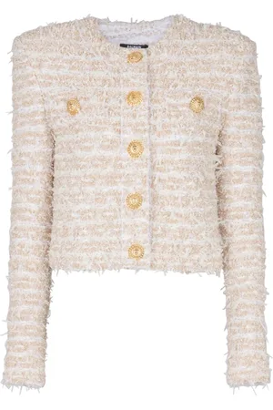 Balmain Cropped tweed jacket