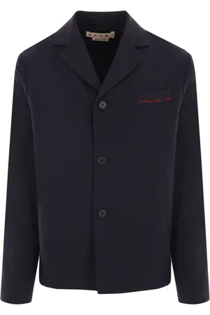 Marni Embroidered-logo jacket