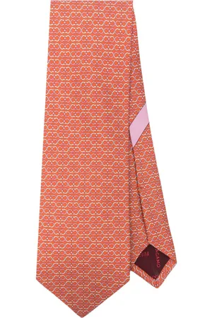 Salvatore Ferragamo Gancini-pattern tie