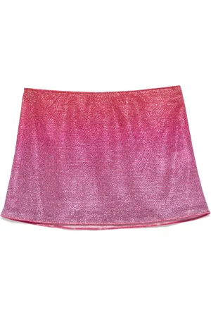 Oseree Lurex mini skirt