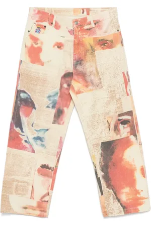 KIDSUPER STUDIOS Face-print trousers