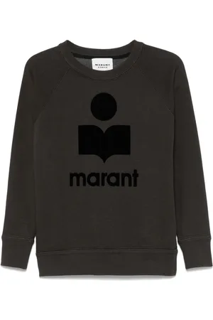 Marant Etoile Flocked-logo sweatshirt