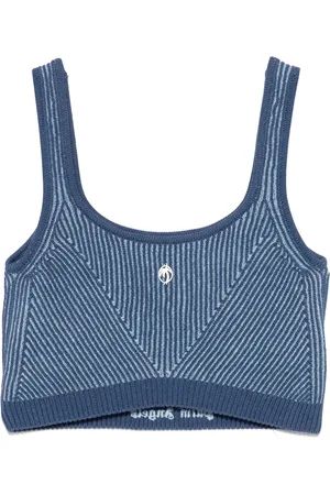 Palm Angels Ribbed-knit tank top