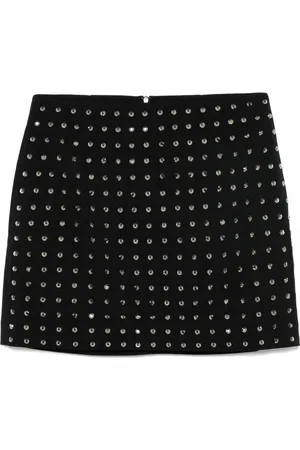 Karl Lagerfeld Large-rhinestone mini skirt