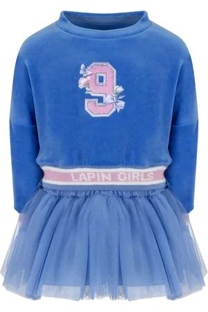 Lapin House Combined jumper-tulle dress