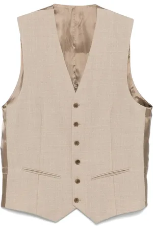 Fursac Mélange-effect waistcoat