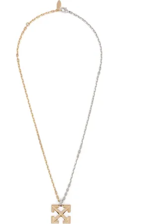 OFF-WHITE Arrows two-tone necklace