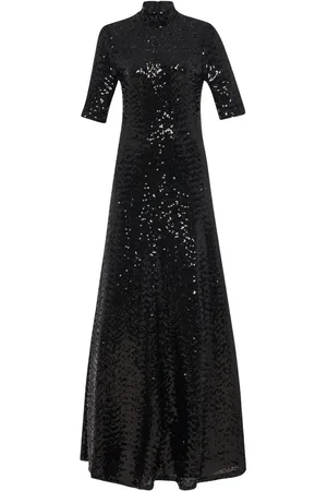 ROSETTA GETTY Zip-up turtleneck gown