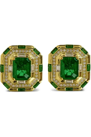 Juwelina Paris Byzantine Octagon stud earrings