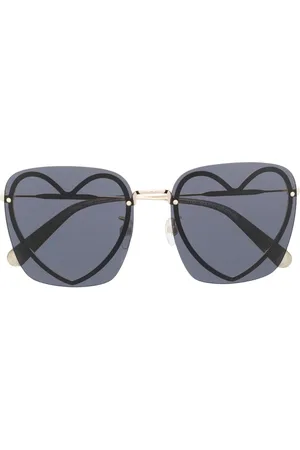 Marc Jacobs Oversized heart-frame sunglasses