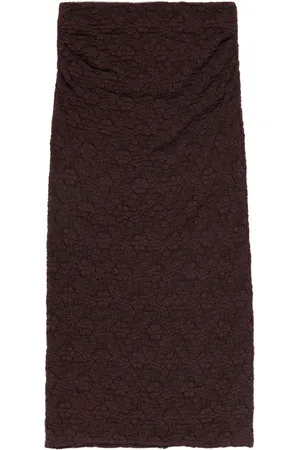 Bimba y Lola Jacquard maxi skirt
