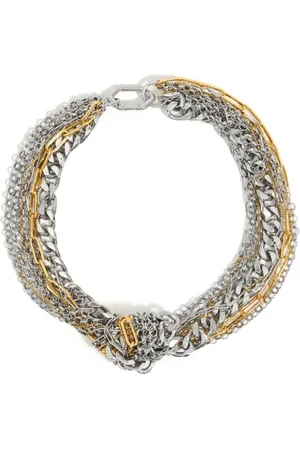 Bimba y Lola Knot multi-chain necklace